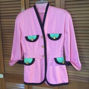 Vintage Escada pink jacket blazer